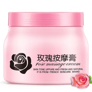 BIOAQUA crema da massaggio rosa nutriente ringiovanimento della pelle crema viso idratante salone di bellezza crema da massaggio viso 500g