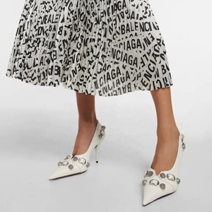 Woman Sexy Pointed Toe Stilettos Heels Vintage Metal Decor Rivets Buckle Strap Female Single Shoes Big Size 45 - Product Image 6