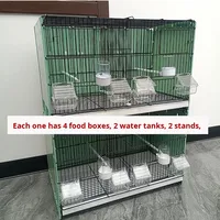 Nouvelles cages d'élevage pour oiseaux en métal avec connexion étanche pour canaris, moineaux gris, pinsons dorés et oiseaux de compagnie Hibiscus