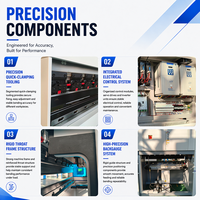 Prensa Plegadora CNC Eléctrica de 60T y 1250mm, Totalmente Servoaccionada con Husillo de Bolas, para Plegado de Chapa Metálica de Acero al Carbono de 5.9mm