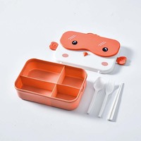 PP/acier inoxydable boîte à Bento colorée pour enfants boîte à déjeuner de qualité alimentaire boîte à déjeuner pour enfants pour l'école