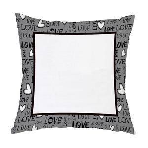 Vỏ Gối In Thăng Hoa Polyester In Chữ I LOVE YOU Tùy Chỉnh Một Tấm - Product Image 5