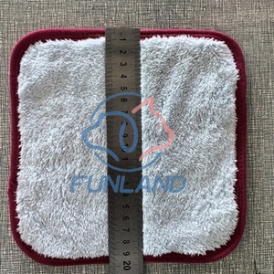 Éponge en microfibre absorbante écologique personnalisée, salle de bain, hamster, chat, <span class=keywords><strong>chien</strong></span>, oiseau, serviette de bain pour animaux de compagnie super douce, mini serviette de toilettage - Product Image 2