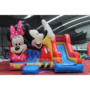 <span class=keywords><strong>Mickey</strong></span> Minnie <span class=keywords><strong>Inflatable</strong></span> Bouncer nhà trả lại Combo thương mại lâu đài bouncy với trượt nhảy lâu đài cho trẻ em - Product Image 3