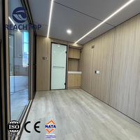 Personnalisable 20ft & 40ft Acier Chambre Mobile Extérieur Insonorisé Apple Cabine Conteneur Maisons pour Bureau Hôtel Villa Utilisation en Gros