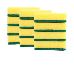 Éponge de nettoyage puissante double face pour vaisselle, tampon à récurer robuste, éponge de cuisine - Product Image 2