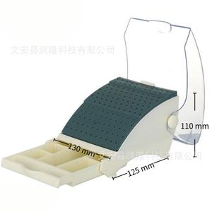 Dental 142-Hole Drawer Type Curved Bur <b>Box</b> High Low Speed Storage Oral Plastic Cleaning <b>Box</b> For Home Commercial Use - Product Image 4