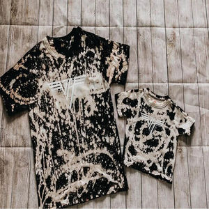 Color Blast Tie Dye Camisetas para hombres y mujeres Custom 100% Cotton Street Wear Camisetas en blanco - Product Image 2