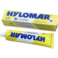 Colle acrylique non durcissable Hylomar M 80G du Royaume-Uni avec sonde magnétique pour une élimination facile, pour usage automobile - Bleu, utilisable de -50°C à +250°C