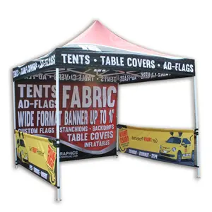 Exhibition Promotion Gazebo Aluminum Frame Market Trade Show Custom Advertising Marquee Tent