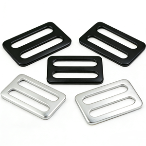 Glissière réglable en acier inoxydable <span class=keywords><strong>pour</strong></span> sangle, accessoire de verrouillage <span class=keywords><strong>pour</strong></span> vêtements, sacs à main et sacs - Product Image 1