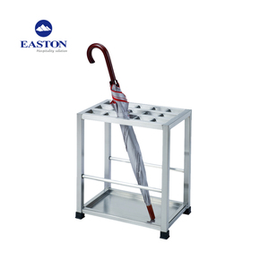 EASTON Présentoir de <span class=keywords><strong>rangement</strong></span> pour 15 parapluies, en acier inoxydable, style européen moderne, pour hall d'hôtel, avec système de verrouillage - Product Image 3