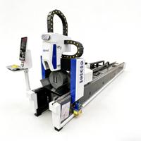 Coupe-tubes laser à fibre entièrement automatique 6m 9m 12m pour la découpe de tubes métalliques de grand diamètre