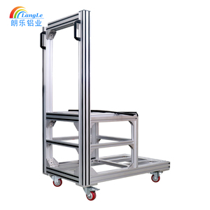 Usine directe robuste 3 niveaux chariot à outils roulants chariot de rangement utilitaire en métal avec tiroir pour garage <span class=keywords><strong>atelier</strong></span> étagère en aluminium - Product Image 1