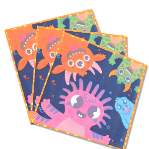 Rắn Màu Sắc Tùy Chỉnh In Giấy Khăn Ăn Đa-Logo Vuông Mô Cocktail Cho Bữa Ăn Tối Bên Cà Phê Chất Lượng Trên Khuôn Mặt Mô - Product Image 5