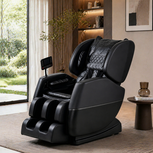 LEMESY 8D Chair Airbag Deep Timing Control <b>Recliner</b> Luxury 8D PU Leather Chair <b>Zero</b> <b>Gravity</b> Voice Control U Sh - Product Image 1