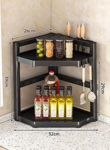 2-Tier Countertop tủ bếp tổ chức thiết kế mới gia vị giá cho phòng đựng thức ăn lưu trữ chủ sở hữu dọc gia vị kệ tủ - Product Image 3