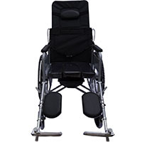 Sedia a Rotelle Manuale Compatta Leggera <span class=keywords><strong>Portatile</strong></span> con Freno per Anziani e Disabili - Product Image 6