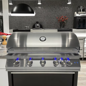 Hiện đại cao cấp thép không gỉ gas nướng hồng ngoại được xây dựng trong Rotisserie Đầu đốt cao mui xe cho nhà bếp cho bữa tiệc gia đình - Product Image 1