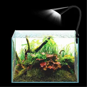 Fish Tank Waterproof LED Light Water Bead Box Ornamental Fish Water Grass Lighting Clip Light Micro Landscape Spotlights