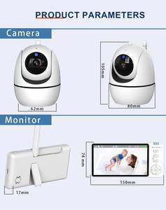 Monitor de Bebé con Pantalla Grande de 5 Pulgadas, Giro, Inclinación y Zoom, Detección de Llanto, Cámara de Vigilancia para Bebés de 720P - Product Image 5