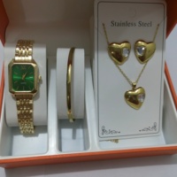 Montre pour femme en acier, style bijou, tendance et simple, avec bracelet, mouvement à quartz