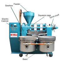 Presse à graines oléagineuses multifonctionnelle entièrement automatique YZYX120WZ, haute productivité, nouvelle technologie de contrôle automatique de la température et de la vide, 250 kg/h, pour sésame et soja