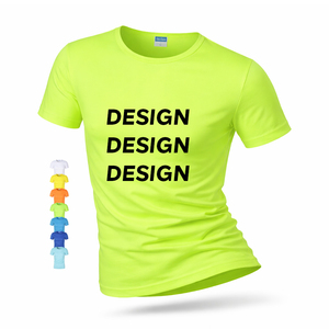 Camiseta de Manga Corta para Hombre, Diseño con Abertura en el Bajo, Transpirable, de Secado Rápido, Corte Regular - Product Image 1