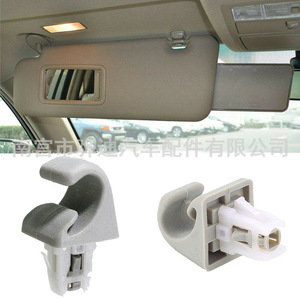 Toyota Sun Visor <b>Clip</b> 74348-06030 74348-33040 Off White Gray ABS Roof Easy Installation - Product Image 2