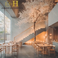 Conception de comptoir de bar de restaurant haut de gamme personnalisée Tables et chaises de meubles de restaurant de haute qualité pour la décoration de restaurant