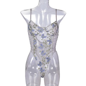 <span class=keywords><strong>Combinaison</strong></span> sexy brodée en dentelle pour femme, artisanat de haute qualité, vente en gros à l'étranger 006 - Product Image 4
