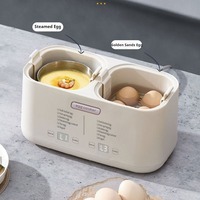 Cuiseur à œufs intelligent multifonctionnel 110 V pour petit-déjeuner, cuiseur à œufs pochés et à œufs à la coque
