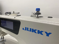 JUKKY 9806 Nouvelle Machine à Coudre Industrielle à Point Noué Numérique à Entraînement Direct et Alimentation par Traction Haute Vitesse pour Usine de Confection