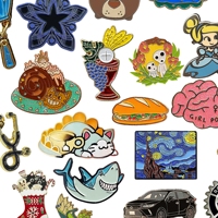 Épingles personnalisées du fabricant, logo en fonte sous pression, 2D 3D, alliage de zinc, badge en métal, broche, émail, petites épingles argentées dorées pour costume homme