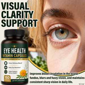 Cápsulas de Vitaminas para <span class=keywords><strong>la</strong></span> Salud Ocular de Marca Privada, Extracto de Caléndula, Luteína, Zinc, Antioxidante Ocular Diario para <span class=keywords><strong>la</strong></span> <span class=keywords><strong>Retina</strong></span>, Cápsula Oral - Product Image 4