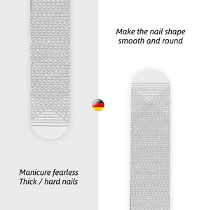 Lima de uñas de acero inoxidable, pulidor de espejo, removedor de cutículas, herramienta de pedicura y manicura - Product Image 6