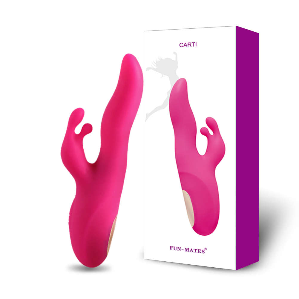 Vibrador de silicone coelho, com 16 velocidades, brinquedo sexual vibratório, recarregável, brinquedo para adultos