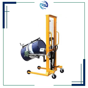 Tambores de aceite Altura de elevación Tambor de aceite hidráulico Elevador Carretilla elevadora semieléctrica hidráulica Apilador de agarre de tambor de aceite económico - Product Image 1