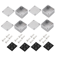 Boîtier en aluminium pour pédale d'effet de guitare simple 50,5*50,5*31MM, boîtier de pédale pour la musique de guitare