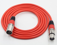 Câble audio professionnel haut de gamme XLR de 10 m, multicolore, en cuivre OFC, pour microphone, haut-parleur, auxiliaire, 3 broches/5 broches mâle, vente en gros