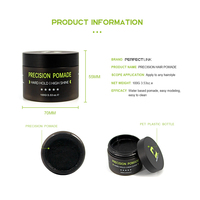 Cera per Capelli Organica alla Moda con Forte Tenuta, Crema Pomata Unisex per lo Styling dei Capelli, Anti-Crespo e per Extension