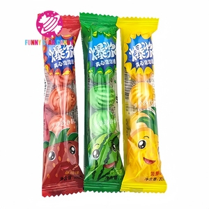 หมากฝรั่งแตงโมทรงลูกบอลแสนหวานสำหรับเคี้ยวหมากฝรั่งเติมเต็มแยมผลไม้ - Product Image 5