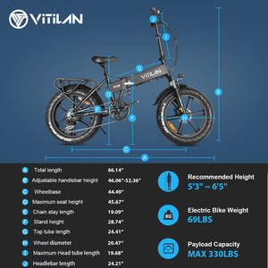 European Warehouse <span class=keywords><strong>Léger</strong></span> Pliable City E-bike <span class=keywords><strong>Vélo</strong></span> <span class=keywords><strong>électrique</strong></span> <span class=keywords><strong>pliant</strong></span> longue portée à pédale 750W - Product Image 2