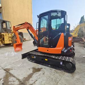 Máquina de construcción de horas de trabajo bajas usada Hitachi Zaxis 55 Japón usado 5,5 toneladas Hitachi Zx55usr Mini excavadora para la venta - Product Image 1