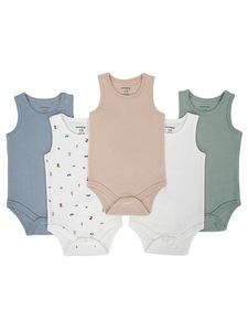 Mameluco Informal Estampado 100% Algodón para <span class=keywords><strong>Bebé</strong></span> Recién Nacido con Cierre de Botones y Estampado de Dibujos Animados - Product Image 2