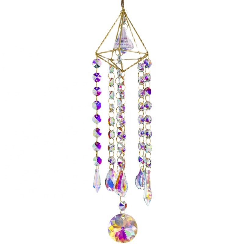 Handmade Natural Crystal Hanging Sun Catchers