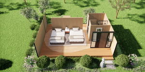 Casa de Nieve de Lujo, Moderna, con Forma de Domo, Interior Espacioso, Diseño Elegante, Tiendas de Campaña para Acampar al Aire Libre, Casas para Campamentos, Exposiciones, Resorts - Product Image 2