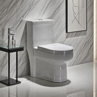WC monobloc en céramique YIDA, à double chasse, moderne, pour villa, avec siphon en S, à poser au sol