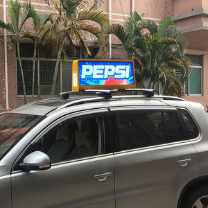 Publicidad Calle Impermeable Led Car Top Two Side Taxi Roof P2.5 P3 P4 P5 Taxi Top Display - Product Image 1