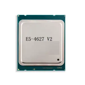 Xeon CPU เซิร์ฟเวอร์โปรเซสเซอร์ E5-2695 v2 E5-4627 V2 เซิร์ฟเวอร์ cpu 8 แกน 130W 3.3GHz เซิร์ฟเวอร์ cpu E5-4627 v2